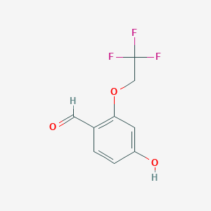 4-Hydroxy-2-(2,2,2-trifluoroethoxy)benzaldehyde