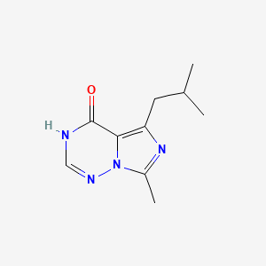 5-Isobutyl-7-methylimidazo[5,1-F][1,2,4]triazin-4(1H)-one