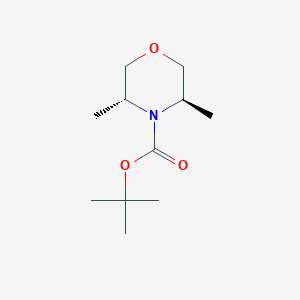 (3R,5r)-tert-butyl 3,5-dimethylmorpholine-4-carboxylate