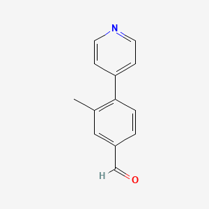 3-Methyl-4-(pyridin-4-yl)benzaldehyde