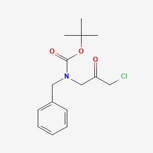 tert-butyl N-benzyl-N-(3-chloro-2-oxopropyl)carbamate