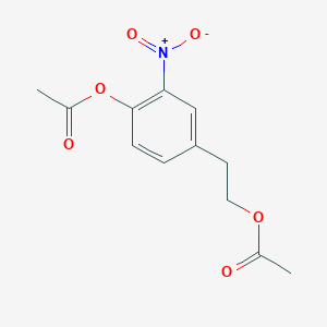 4-(2-Acetoxyethyl)-2-nitrophenyl acetate