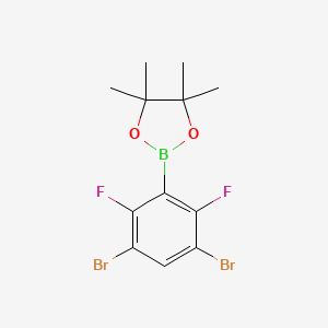 2-(3,5-Dibromo-2,6-difluorophenyl)-4,4,5,5-tetramethyl-1,3,2-dioxaborolane