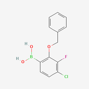 (2-(Benzyloxy)-4-chloro-3-fluorophenyl)boronic acid