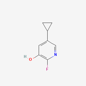 5-Cyclopropyl-2-fluoro-3-hydroxypyridine