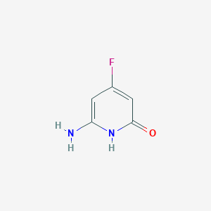 6-Amino-4-fluoropyridin-2-OL