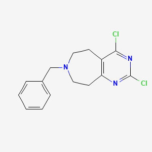 7-Benzyl-2,4-dichloro-6,7,8,9-tetrahydro-5h-pyrimido[4,5-d]azepine