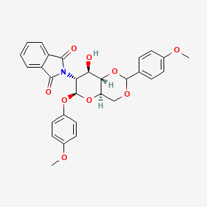 4-Methoxyphenyl 2-deoxy-4,6-O-(4-methoxybenzylidene)-2-phthalimido-B-D-glucopyranoside