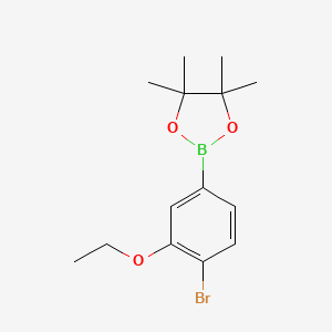 2-(4-Bromo-3-ethoxyphenyl)-4,4,5,5-tetramethyl-1,3,2-dioxaborolane