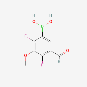 2,4-Difluoro-5-formyl-3-methoxyphenylboronic acid