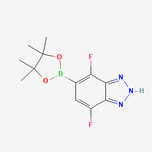 4,7-Difluoro-6-(4,4,5,5-tetramethyl-1,3,2-dioxaborolan-2-yl)-1H-benzo[d][1,2,3]triazole