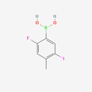 2-Fluoro-5-iodo-4-methylphenylboronic acid