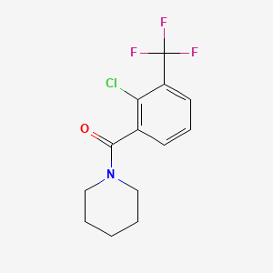 (2-Chloro-3-(trifluoromethyl)phenyl)(piperidin-1-yl)methanone