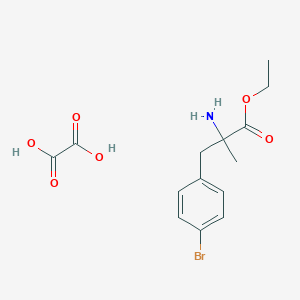 Ethyl 2-amino-3-(4-bromophenyl)-2-methylpropanoate oxalate