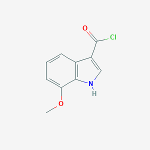 B140275 7-methoxy-1H-indole-3-carbonyl chloride CAS No. 128717-78-2