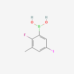 2-Fluoro-5-iodo-3-methylphenylboronic acid