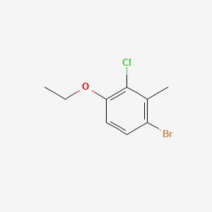 1-Bromo-3-chloro-4-ethoxy-2-methylbenzene