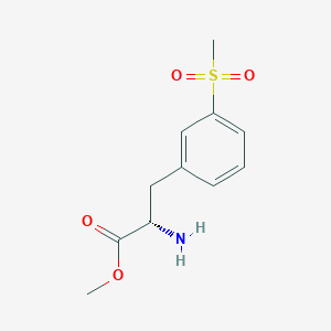 Methyl (s)-2-amino-3-(3-(methylsulfonyl)phenyl)propanoate