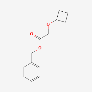 molecular formula C13H16O3 B1402756 苯甲基 2-环丁氧基乙酸酯 CAS No. 1364663-26-2
