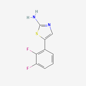 molecular formula C9H6F2N2S B14027644 5-(2,3-Difluorophenyl)thiazol-2-amine 