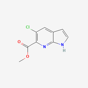 B1402767 methyl 5-chloro-1H-pyrrolo[2,3-b]pyridine-6-carboxylate CAS No. 1305324-76-8