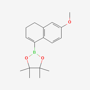 2-(6-Methoxy-3,4-dihydronaphthalen-1-YL)-4,4,5,5-tetramethyl-1,3,2-dioxaborolane