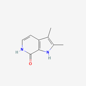 molecular formula C9H10N2O B14027767 2,3-Dimethyl-1H-pyrrolo[2,3-c]pyridin-7(6H)-one 