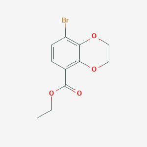 Ethyl 5-bromo-2,3-dihydro-1,4-benzodioxine-8-carboxylate