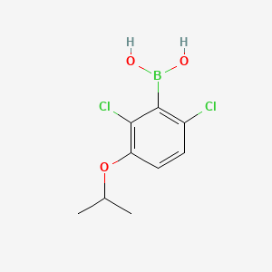 molecular formula C9H11BCl2O3 B14027786 (2,6-Dichloro-3-isopropoxyphenyl)boronic acid 