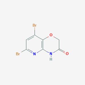 6,8-Dibromo-2H-pyrido[3,2-b][1,4]oxazin-3(4H)-one
