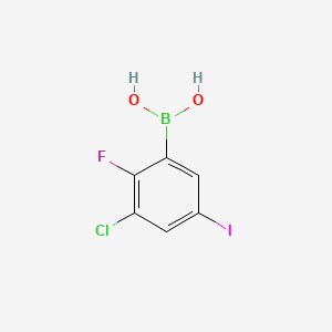 3-Chloro-2-fluoro-5-iodophenylboronic acid