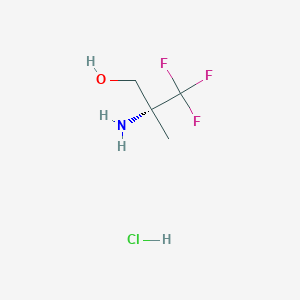 (R)-2-Amino-3,3,3-trifluoro-2-methylpropan-1-ol hydrochloride