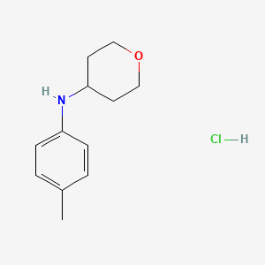 N-(4-methylphenyl)tetrahydro-2H-pyran-4-amine hydrochloride