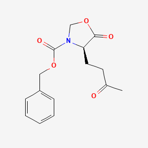 (R)-benzyl 5-oxo-4-(3-oxobutyl)oxazolidine-3-carboxylate