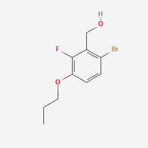 (6-Bromo-2-fluoro-3-propoxyphenyl)methanol