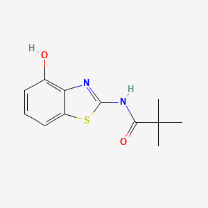 molecular formula C12H14N2O2S B1402794 N-(4-Hydroxy-benzothiazol-2-yl)-2,2-dimethyl-propionamide CAS No. 1380571-56-1