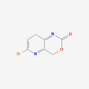 molecular formula C7H5BrN2O2 B1402795 6-溴-4,8-二氢-2H-吡啶并[3,2-d][1,3]恶嗪-2-酮 CAS No. 1380571-64-1