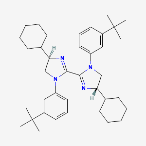 (4R,4'S)-1,1'-Bis(3-(tert-butyl)phenyl)-4,4'-dicyclohexyl-4,4',5,5'-tetrahydro-1H,1'H-2,2'-biimidazole