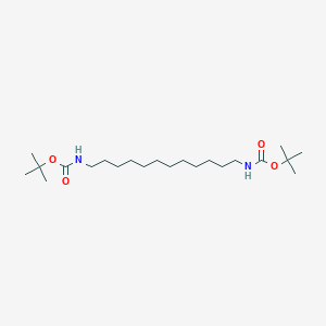 molecular formula C22H44N2O4 B14027988 Di-tert-butyl dodecane-1,12-diyldicarbamate 