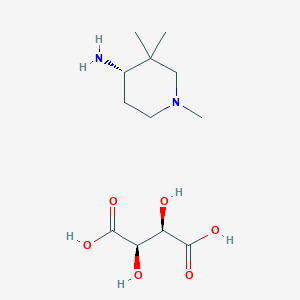 (S)-1,3,3-Trimethylpiperidin-4-amine (2R,3R)-2,3-dihydroxysuccinate