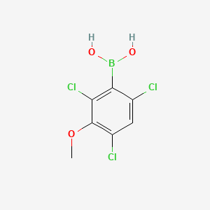 (2,4,6-Trichloro-3-methoxyphenyl)boronic acid