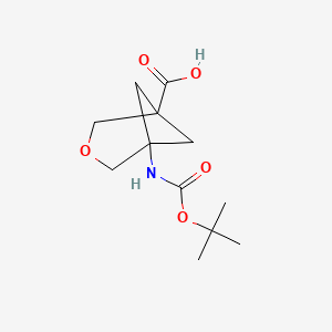 5-(Tert-butoxycarbonylamino)-3-oxabicyclo[3.1.1]heptane-1-carboxylic acid