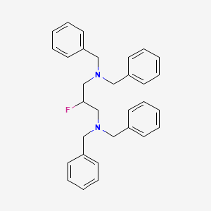 N1,N1,N3,N3-Tetrabenzyl-2-fluoropropane-1,3-diamine