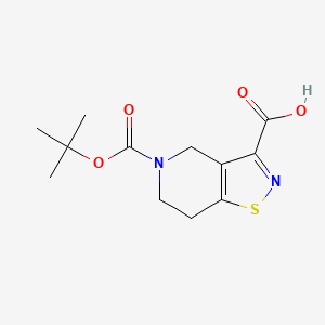 5-(Tert-butoxycarbonyl)-4,5,6,7-tetrahydroisothiazolo[4,5-C]pyridine-3-carboxylic acid