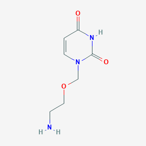 1-((2-Aminoethoxy)methyl)pyrimidine-2,4(1H,3H)-dione