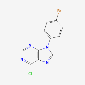 9-(4-Bromophenyl)-6-chloro-9H-purine