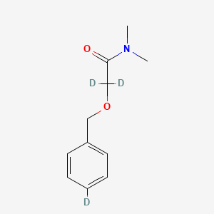 2,2-dideuterio-2-[(4-deuteriophenyl)methoxy]-N,N-dimethylacetamide