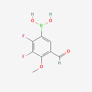 2,3-Difluoro-5-formyl-4-methoxyphenylboronic acid