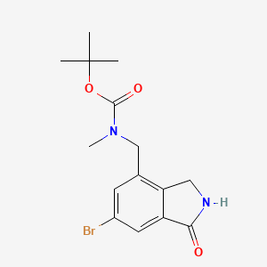 tert-Butyl ((6-bromo-1-oxoisoindolin-4-yl)methyl)(methyl)carbamate