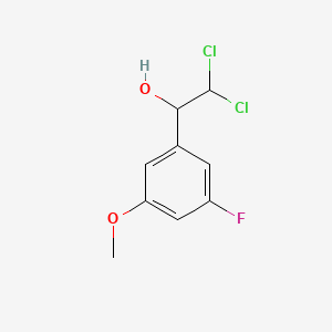 2,2-Dichloro-1-(3-fluoro-5-methoxyphenyl)ethanol